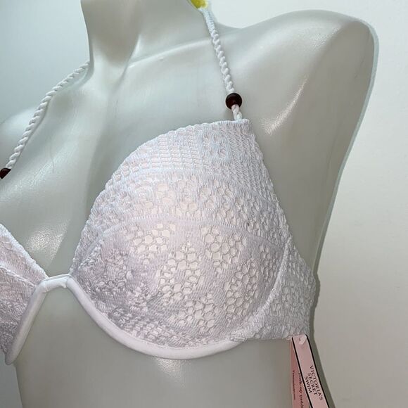 🔥🏖VICTORIA SECRET swimsuit top 34D push-up bottom- small New #7 - Picture 4 of 12